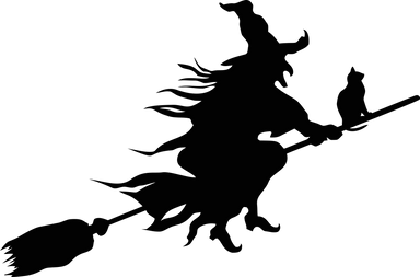 Witch Silhouette Illustration