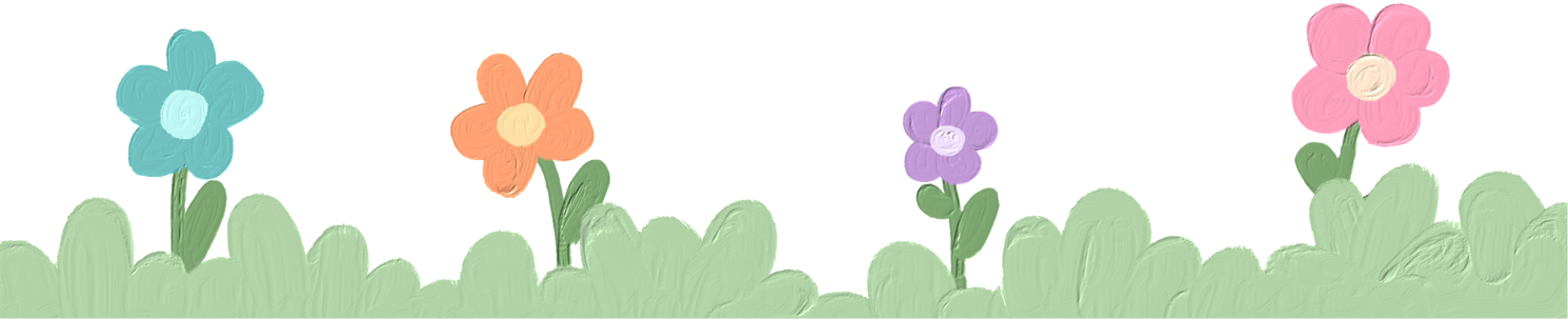 Cute Handdrawn Impasto Flower