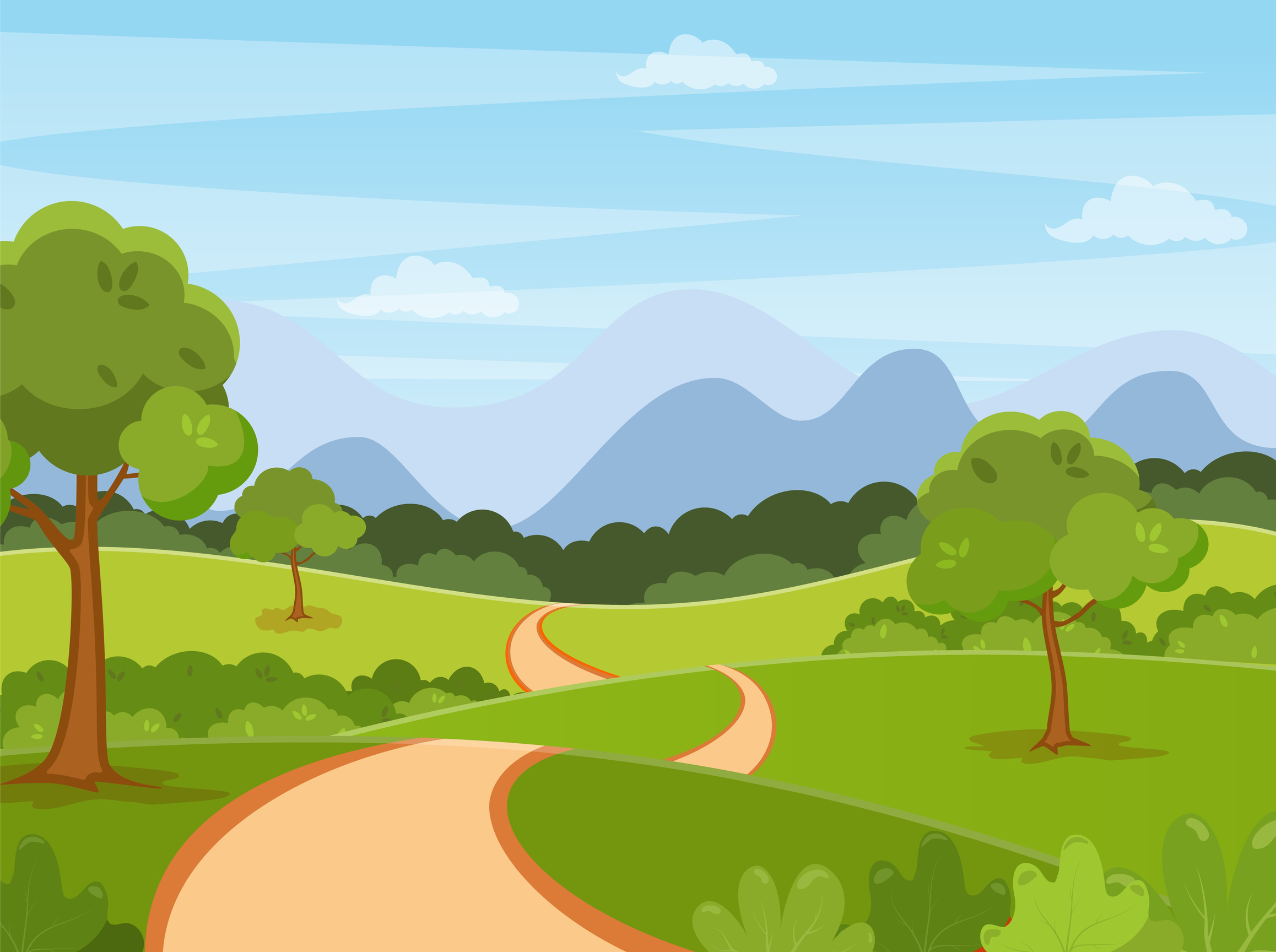 Spring Landscape background